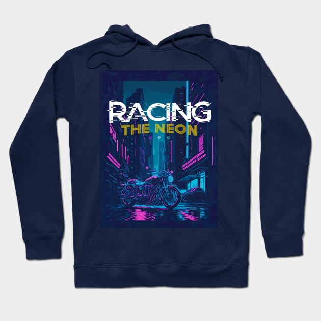 Racing the neon Hoodie by By_Russso